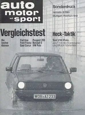 VW Polo 2 Test 1985