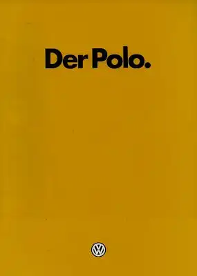 VW Polo 2 Prospekt 1.1983