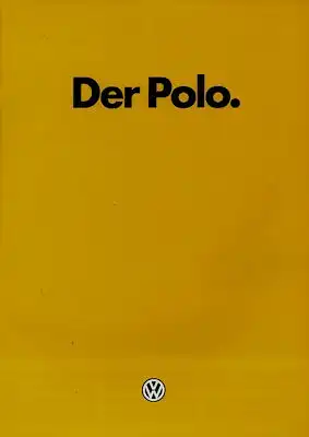 VW Polo 2 Prospekt 8.1984
