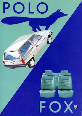 VW Polo 2 Fox Prospekt 2.1985