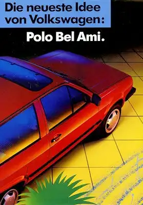 VW Polo 2 Bel Ami Prospekt ca. 1989