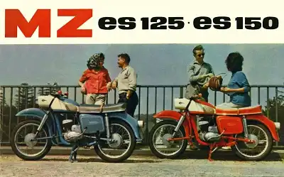 MZ ES 125 und 150 Prospekt 1963