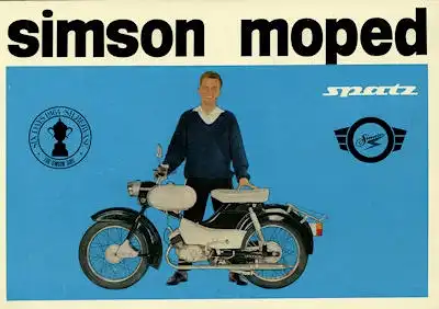 Simson Moped Spatz SR 4-1 Prospekt 1965