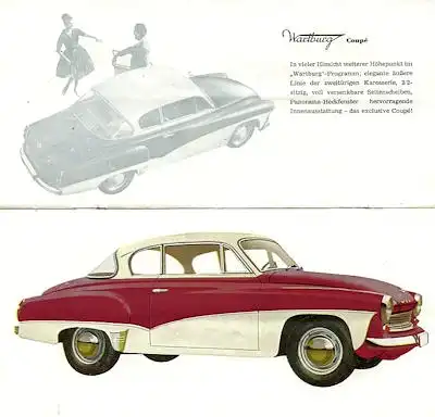 Wartburg 311 Programm ca. 1961