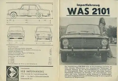 Schiguli WAS 2101 Prospekt 1971