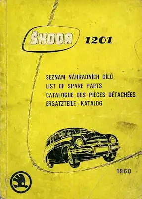 Skoda 1201 Ersatzteilliste 1960