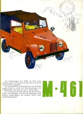 Auto-Tractor (Dacia ARO) M 461 Prospekt 1960er Jahre