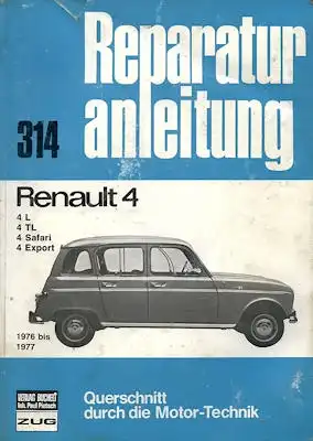Renault 4 Reparaturanleitung 1976-1977
