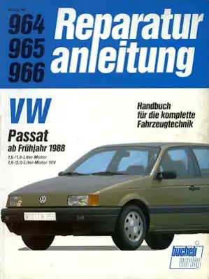 VW Passat Reparaturanleitung ab 1988