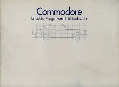 Opel Commodore Prospekt 8.1972