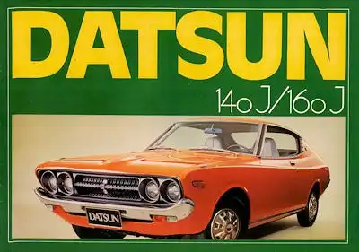 Datsun 140J / 160J Prospekt 1970er Jahre