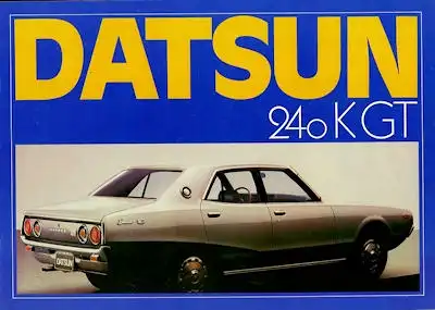 Datsun 240K GT Prospekt 1970er Jahre
