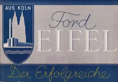 Ford Eifel Prospekt 1938