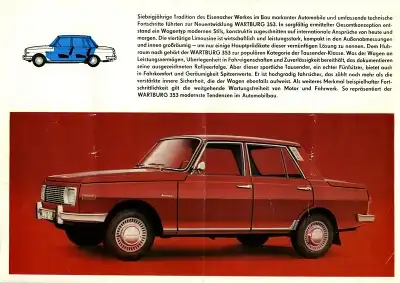 Wartburg 353 Prospekt 1968