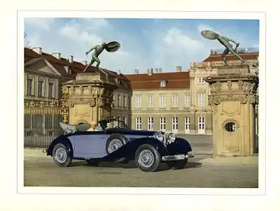 Mercedes-Benz 540 K Prospekt 1938 Reprint
