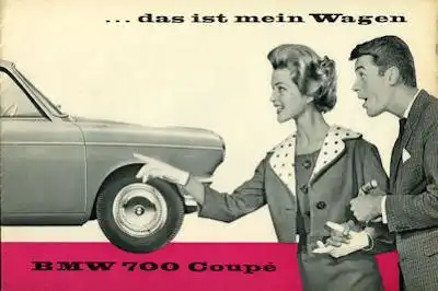 BMW 700 / 700 Coupé Prospekt 8.1959
