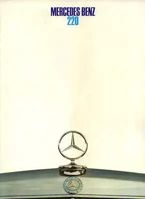 Mercedes-Benz 220 Prospekt 12.1968