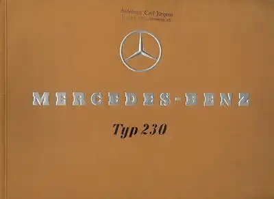 Mercedes-Benz Typ 230 Prospekt 1.1938