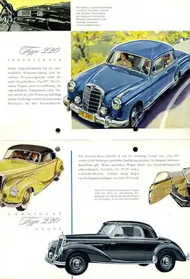 Mercedes-Benz 6 Zylinder Programm 1955