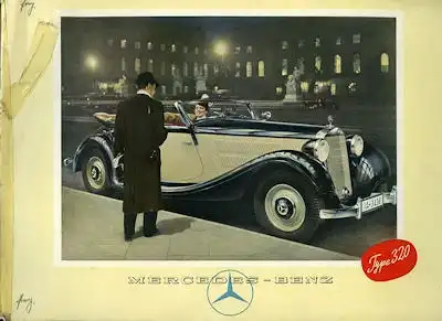 Mercedes-Benz Typ 320 Prospekt 1939 f