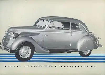 Ford V 8 Pkw Prospekt 2.1939