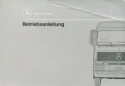 Mercedes-Benz Lkw MK / SK Bedienungsanleitung 5.1991