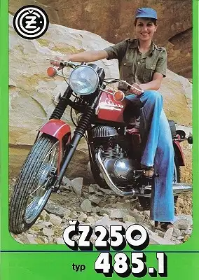 CZ 250 Typ 485.1 Prospekt 1970er Jahre