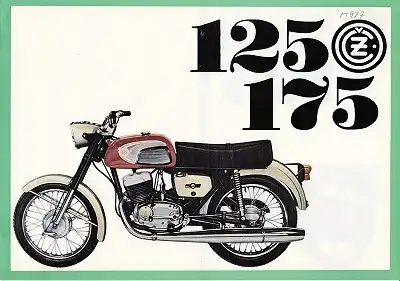 CZ 125 / 175 Prospekt 1970er Jahre