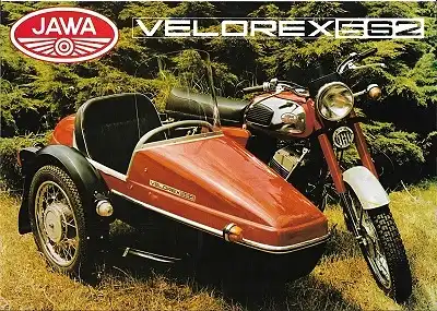 Jawa 350 ccm + Velorex 562 Prospekt 1970er Jahre