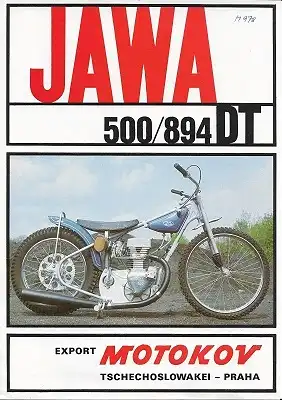 Jawa 500 DT Typ 894 Prospekt 1970er Jahre