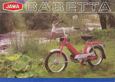 Jawa Babetta Prospekt 1970er Jahre