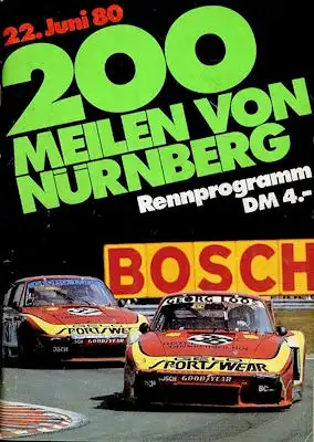 Programm Norisring 22.6.1980