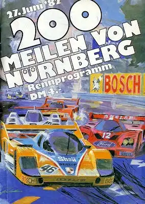 Programm Norisring 27.6.1982