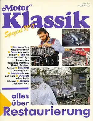 Motor Klassik Spezial No. 7 Restaurierung ca. 1991