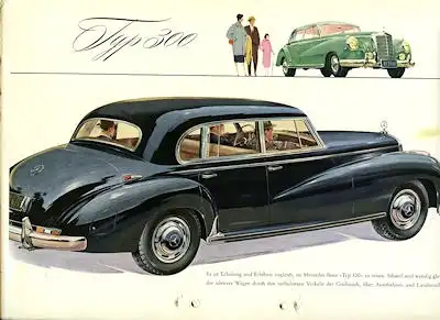 Mercedes-Benz 300 Prospekt 1955
