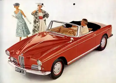 BMW 502 503 507 Prospekt 1956