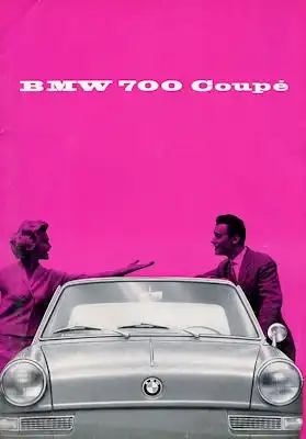 BMW 700 Coupé Prospekt 8.1959