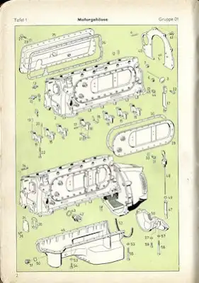 Mercedes-Benz 300 c Ersatzteilliste 7.1956