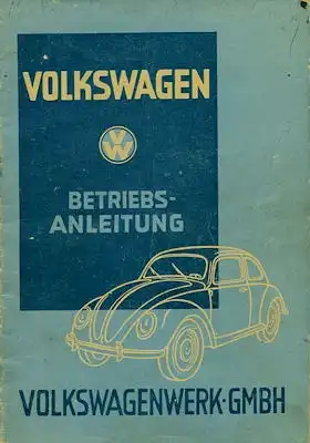 VW Käfer Bedienungsanleitung 8.1948