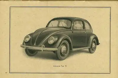 VW Käfer Bedienungsanleitung 8.1948