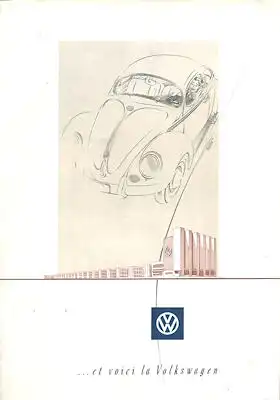 VW Käfer Prospekt 12.1952 f