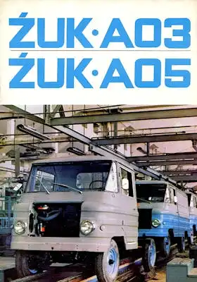 Polnischer Lieferwagen FSC ZUK AO3 / AO5 Prospekt 1960er Jahre