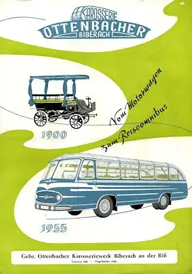 Ottenbacher Bus Prospekt 1955