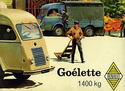 Renault Goélette Prospekt ca. 1960