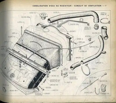 Citroen DS 19 Ersatzteilliste Catalogue des pieces 1956-1964