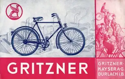 Gritzner Fahrrad Prospekt ca. 1936