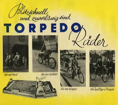 Torpedo Fahrrad und Motorrad Prospekt 5.1939