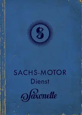 Sachs Saxonette Reparaturanleitung 3.1939