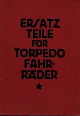 Torpedo Fahrrad Ersatzteilliste 12.1926