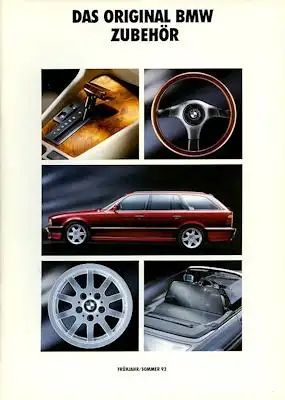BMW Zubehör Prospekt 1992
